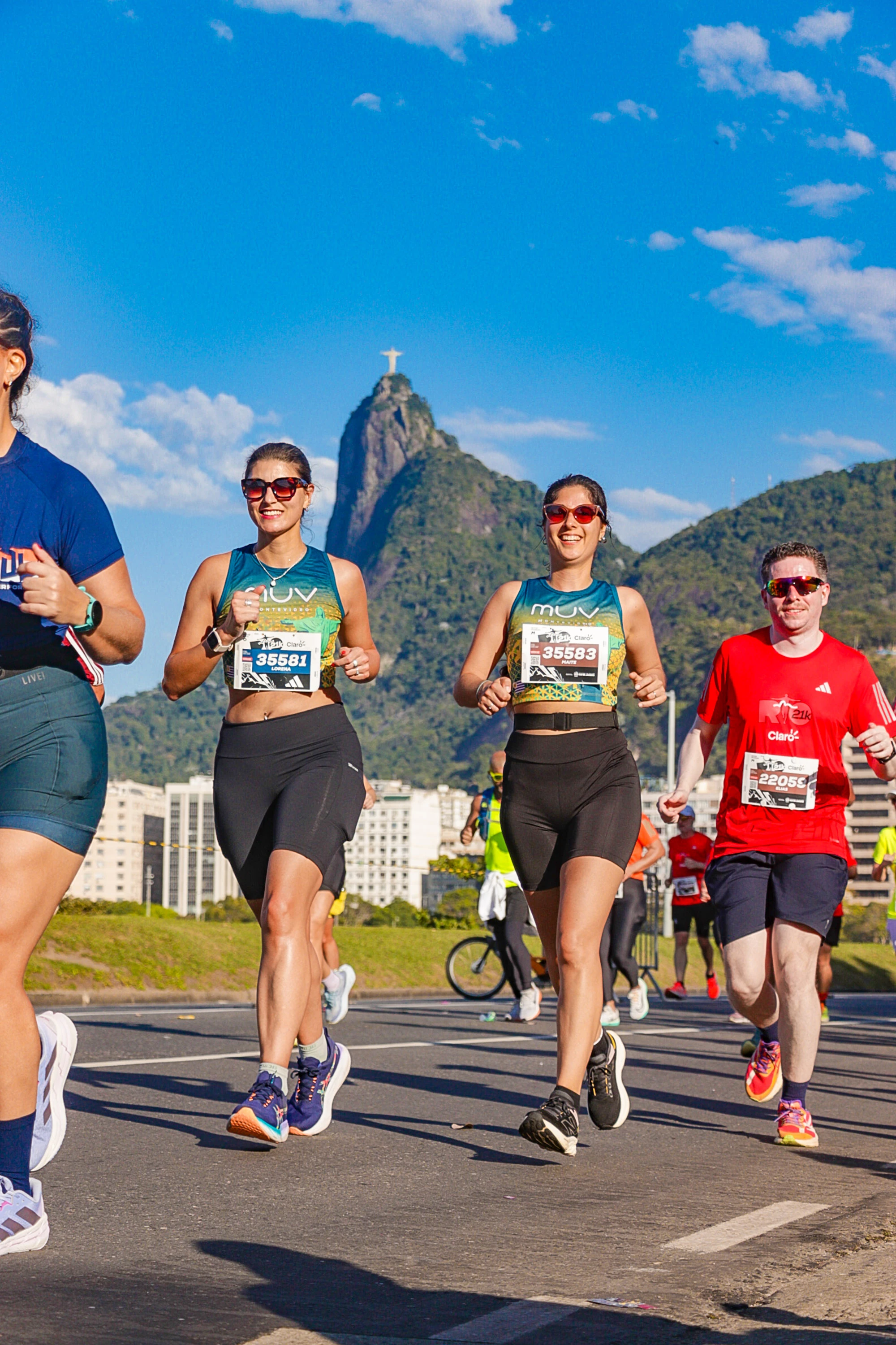 Corredores de MUV en carrera